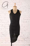 marc le bihan sleeveless pleated T-shirt 1867 E23 black